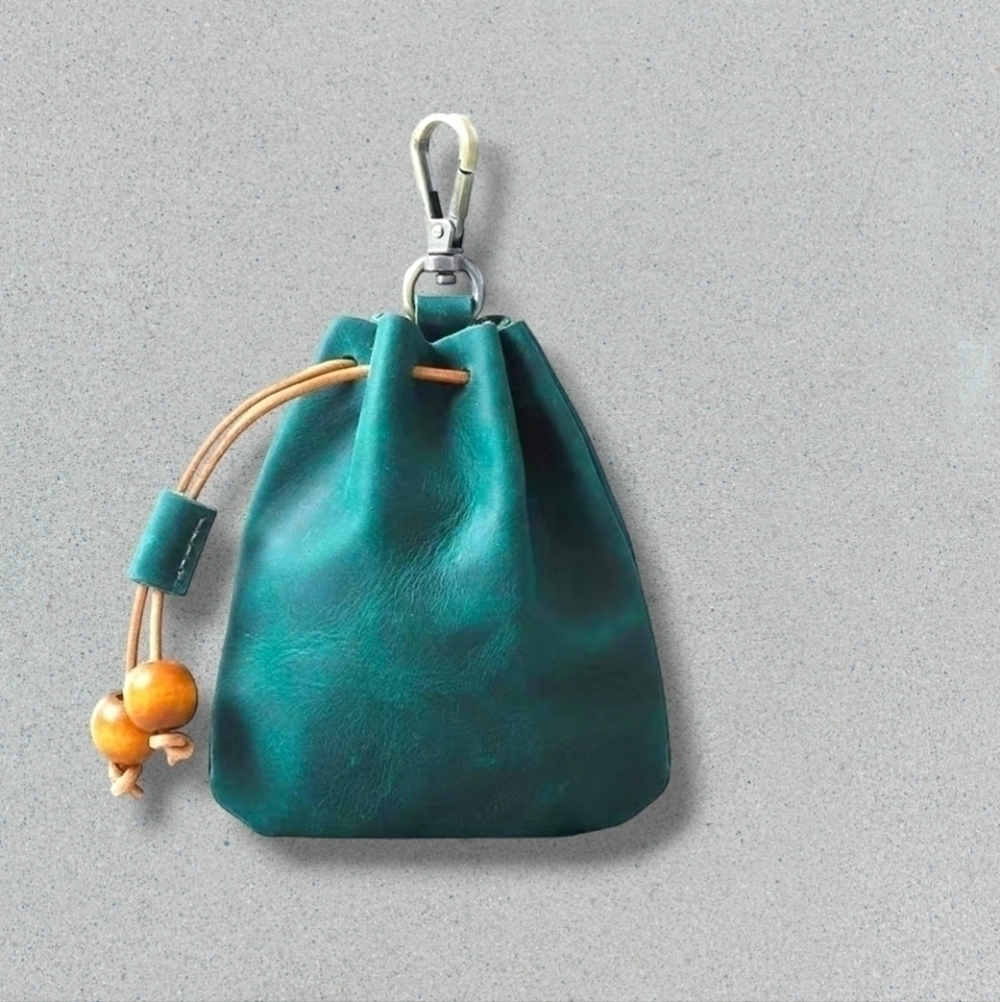 Artisan leather pouch NEW